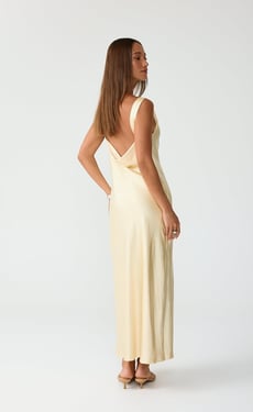 Springtime Maxi Dress (Lemon) - US 4