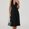 Sable Midi Dress (Black) - US 0