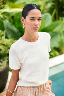 Simone Sweater Tee
