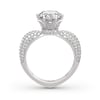 Jeulia Nature Inspired Round Cut Sterling Silver Ring