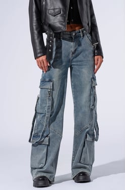 AKIRA Every Little Thing She Does Denim Pants | Size 34