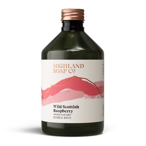 2 for £27 - Bubble Bath 500ml - Wild Scottish Raspberry