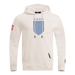 Unisex Pro Standard USWNT Varsity Blues Cream Hoodie / 2X