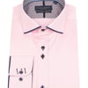 Pink Long Sleeve Cotton Elastane Shirt