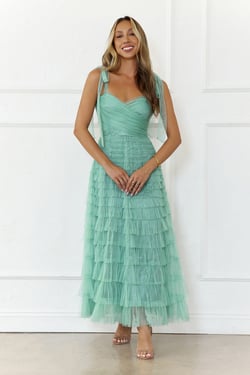 Forever In Fleur Maxi Dress Sage
