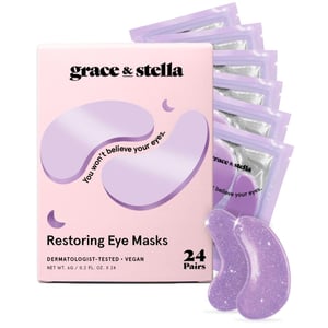 restoring purple eye masks - 24-pairs