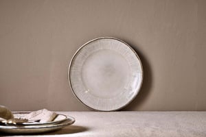 nkuku Malia Side Plate | Tableware | One Size | Cream