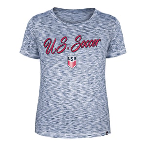 Women's New Era USWNT Colorblock Navy Tee / 2X