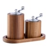 Belleek Living Acacia Salt & Pepper Mill Grinder Set