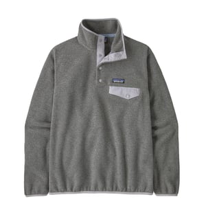 Patagonia Womens Lightweight Synchilla Snap-T Fleece Pullover Nickel w/Permafrost Purple