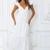 Beachy Charms Maxi Dress White