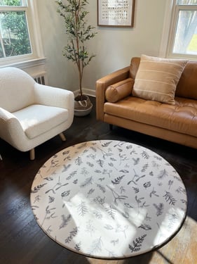 Ofie Mat (Round, plants + eze)