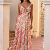 Beachfront Proposal Halter Maxi Dress Orange