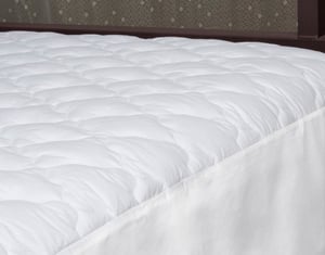 QE Home Elite Quilted Mattress Protector, OEKO-TEX® Certified, White, Twin XL