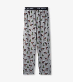 Men's Wild Moose Cotton Blend Pajama Pants