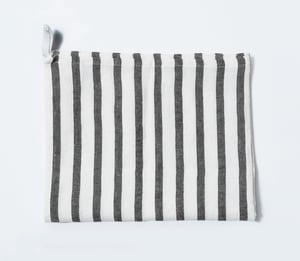 Chef's Towel - Classic Stripe - Black