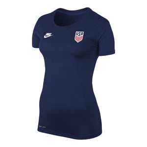Women's Nike MNT Legend Left Chest Logo Navy Tee / XL
