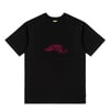 Postal Trip Outline Tee Black