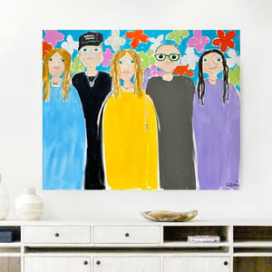 Commissioned Family Portrait By Kerri Rosenthal