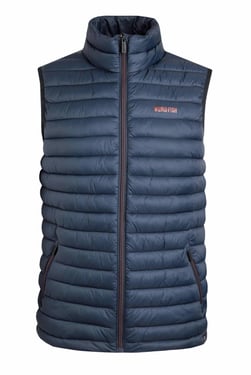 Weird Fish Langtree Lightweight Showerproof Padded Gilet Navy Size M
