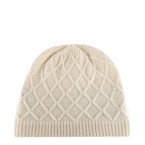 Patagonia Womens Honeycomb Knit Beanie Birch White