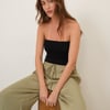 Black Bandeau Top