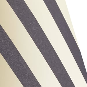16cm empire shade in jet stripes hand painted card