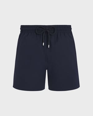 Vilebrequin - Men Micro-perforated Ultra-light And Packable Swim Shorts Solid - Swimwear - Mahina - Blue - Size XXXL