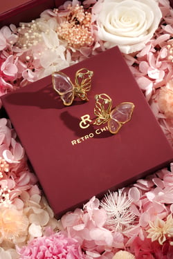 Butterfly Serenade Earrings - + Gift Box