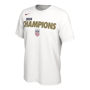 Unisex Nike USWNT 2024 Champions White Tee / 2X
