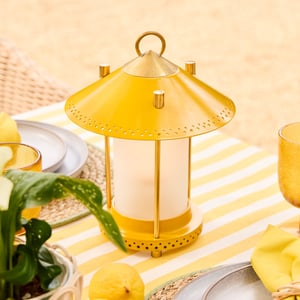 Smaller Stefan rechargeable lantern in Sand by the Novogratz