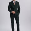 Bromley Olive Green Double Breasted Suit
