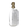 White Single  Wall Mounted Soap Dispenser