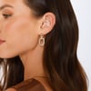 Radiant Rose Earrings Gold