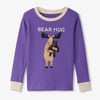 Girls Moose Bear Hug Pajama Set