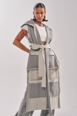AKIRA Im Up Next Duster Jacket | Size Large/XL