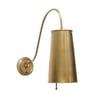 Hattie Natural Brass Modern Wall Sconce
