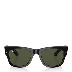 Ray-Ban RB0840S 901/31 51 Mega Wayfarer Sunglasses Polished Black
