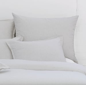 Luke 28" X 36" Large Decorative Bed Pillow With Insert   Light Blue