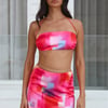 HELLO MOLLY Sunset Boulevard Crop Top Multi