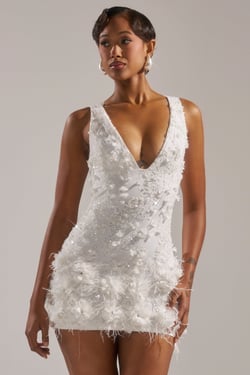 AKIRA Winter Kiss Mini Dress | Size XL