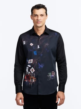 Robert Graham Royal Flush Long Sleeve Button Down Shirt