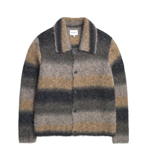 Norse Projects Erik Gradient Alpaca Wool Jacket Utility Khaki