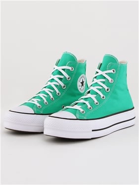 Converse Womens Chuck Taylor All Star Lift High Top - Apex Green - 7