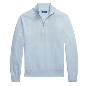 Polo Ralph Lauren Long Sleeve Pullover Standard Blue Hyacinth Heather