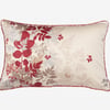 QE Home Aubrey Pillow Sham, Botanical, Red, King
