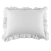 Charlie Linen King Sham   White