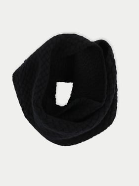 Regenerative-Cashmere Snood - One size / Black / AK194-90-1481