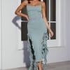 Send A Hint Midi Dress Sage