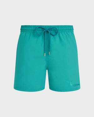 Vilebrequin - Men Swim Shorts Water-reactive Whales - Swimwear - Moorea - Green - Size XXXL